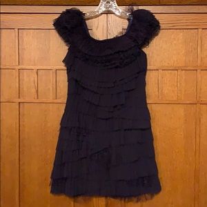 Tadashi Shoji dark purple short dress